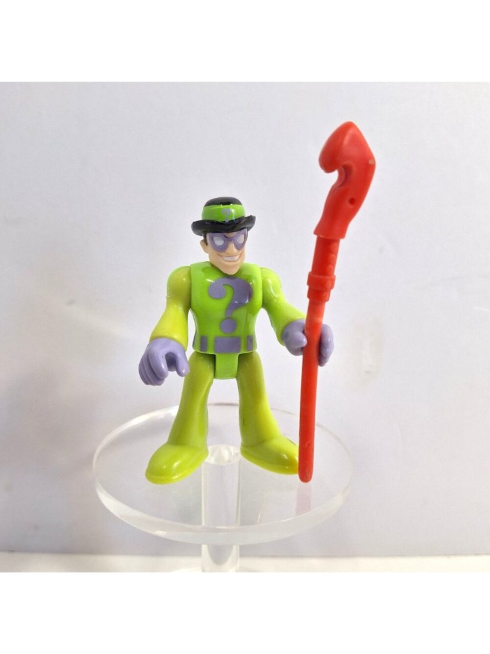 Imaginext Riddler Red Staff DC Super Friends Figure - Picture 10 of 11